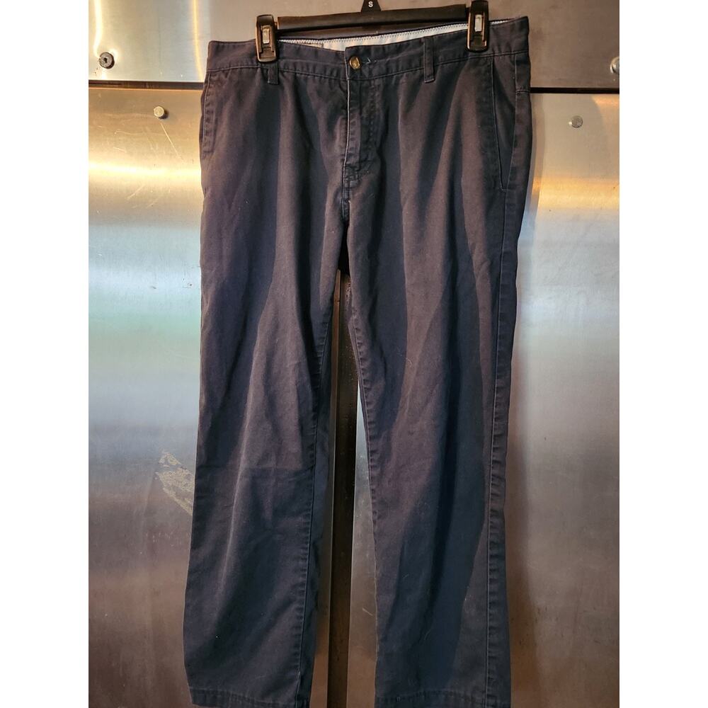 Men's VOLCOM V Monty Chino Flat Front Pants Navy Blue Size 32x28